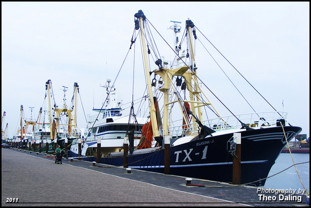 Klasina-J  TX - 1 - Oudeschild Vissersboot Schepen 2011