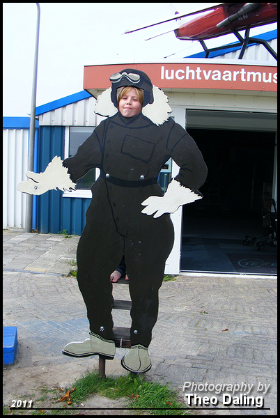 Danielle parachutist  groot Dagje Texel 21-8-2011