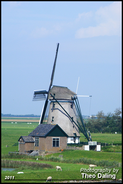 Molen Texel smal Dagje Texel 21-8-2011