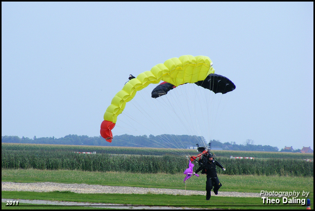 parachutist  Texel Dagje Texel 21-8-2011