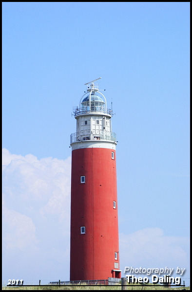 Vuurtoren de Cocksdorp  Texel Dagje Texel 21-8-2011