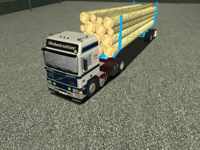 ets 2 asser Hout-Log-Trailer  ETS TRAILERS