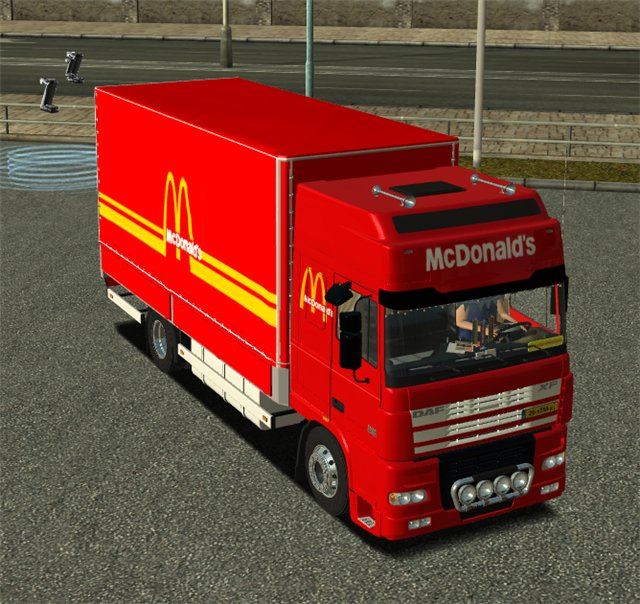 ets Daf XF McDonalds+Trailer ETS COMBO'S