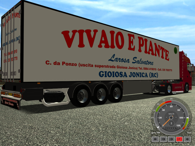 ets Iveco Eurostar 520 + Trailer VIVAIO E PIANTE 2 ETS COMBO'S