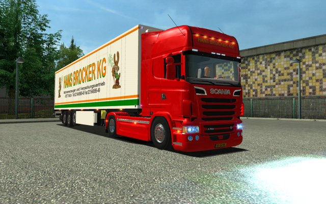 ets Scania + Trailer Hans Brocker 2 ETS COMBO'S