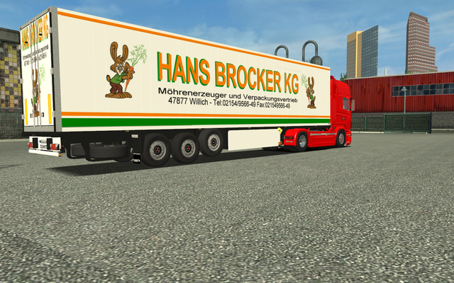 ets Scania + Trailer Hans Brocker 3 ETS COMBO'S