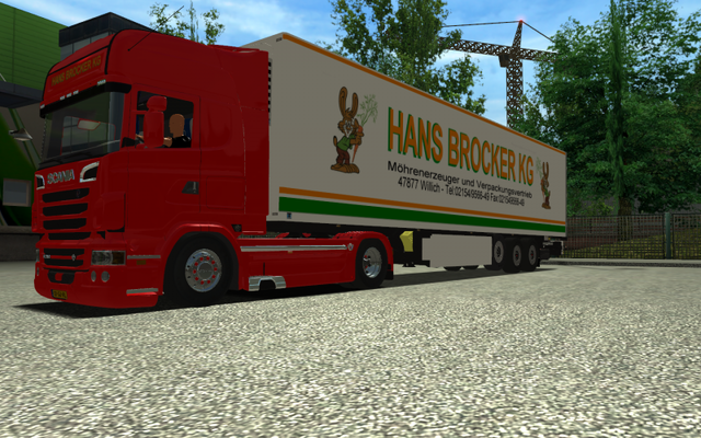 ets Scania + Trailer Hans Brocker ETS COMBO'S