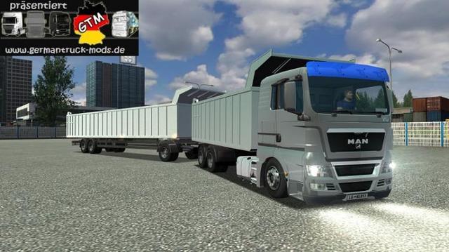 gts MAN TGX 6x4 + Annhanger by Jianxun 1  ETS & GTS