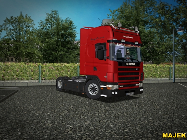 gts Scania 124L 400 + Trailer TransCargo + interie  ETS & GTS