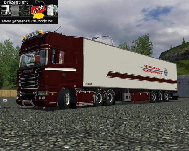 gts Scania R 560 6x4 + Chereau VERHAGEN BV Transpo  ETS & GTS