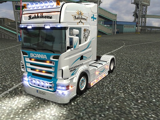 ets Scania Topline R620 4x2 Rokkikone by Niemma ETS TRUCK'S