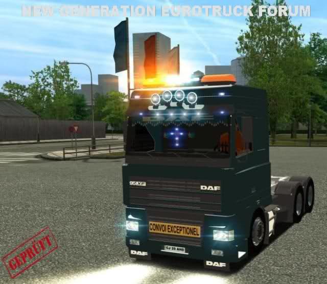 ets DAF XF95 Space Cab 6x4 by Tom91 and Bossu verv ETS TRUCK'S