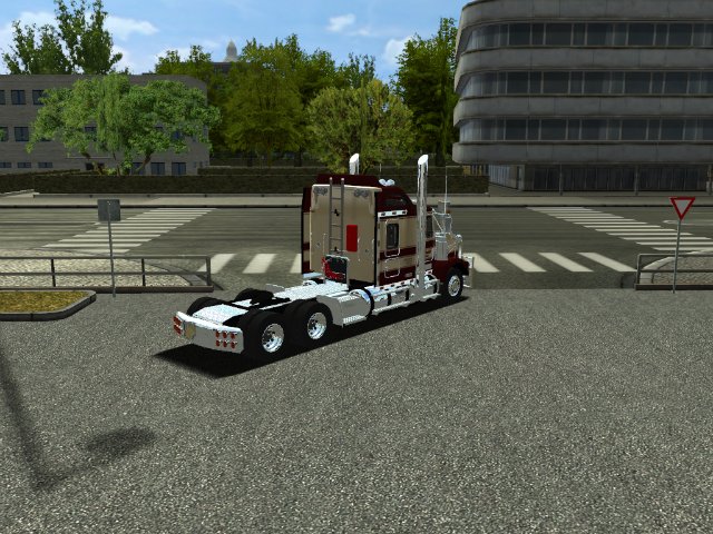 ets Kenworth T800 RT  6x4 mit Rundumbalken 1 ETS TRUCK'S