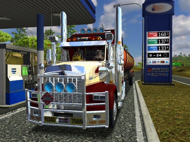 ets Kenworth T800 RT  6x4 mit Rundumbalken 3 ETS TRUCK'S