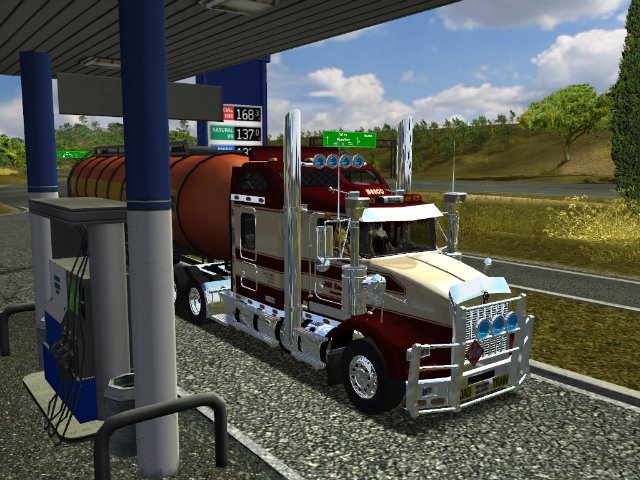 ets Kenworth T800 RT  6x4 mit Rundumbalken 4 ETS TRUCK'S