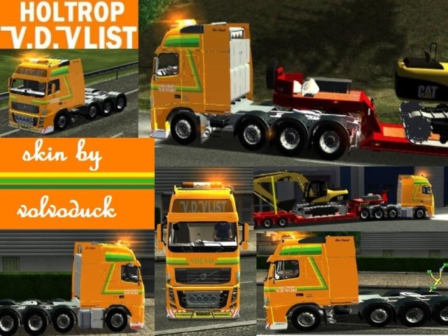 ets Volvo FH16 700 v.d.Vlist  zwaartransport ETS TRUCK'S