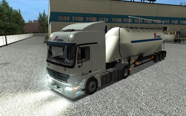 gts Mercedes Actros + Trailer  CEMEX by Wirus verv GTS COMBO'S