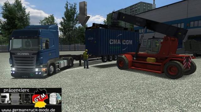 gts Sommer Containertrailer 1x20 ets-gts by Mjaym  GTS TRAILERS