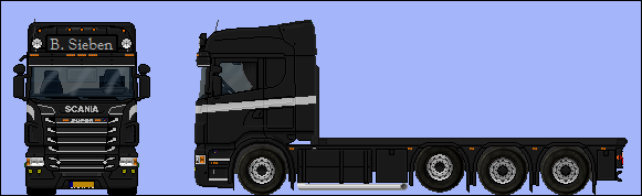 Scania Container bakwagen klaar Online Transport Manager