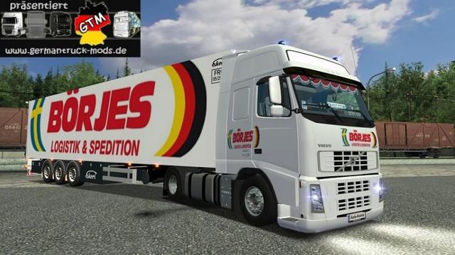 gts Volvo FH  BÃ–RJES SPEDITION ets-gts by mjaym GTS TRAILERS