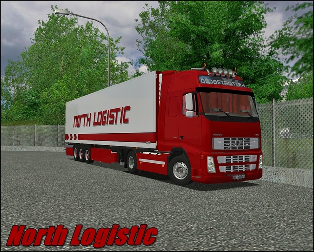 ets Volvo FH12 + Trailer NORTH LOGISTIC ETS COMBO'S