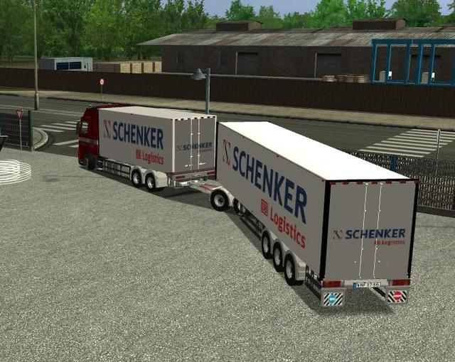 ETS Volvo FH12 Schenker combo RV1 LZV