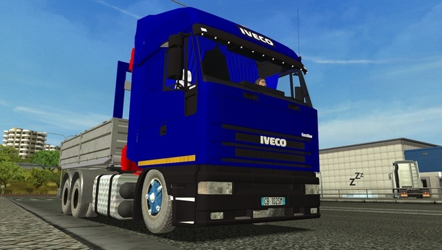 ets Iveco Euro-Star Kieper met kraan ETS TRUCK'S