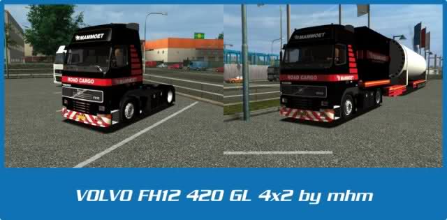 ets Volvo FH12 420 GL 4x2 Mammoet verv ren C ETS TRUCK'S