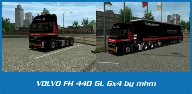 ets Volvo FH16 440 GL 6x4 Mammoet verv volvo B ETS TRUCK'S