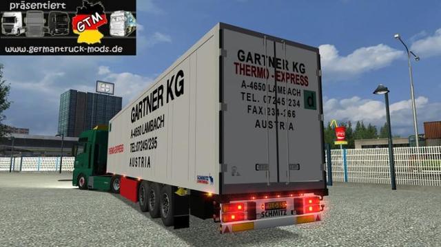 gts MAN TGX + interieur + Trailer GARTNER KG ByPau GTS COMBO'S