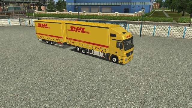 gts Mercedes Actros BDF + Tandem DHL+Interieur by  GTS COMBO'S