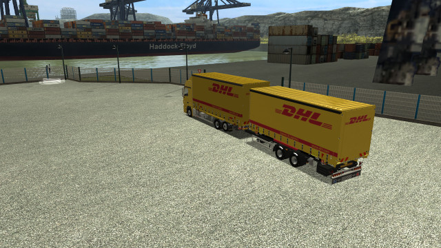 gts Mercedes Actros BDF + Tandem DHL+Interieur by  GTS COMBO'S