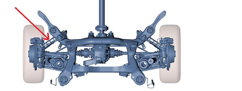 multi link rear suspension - Cars