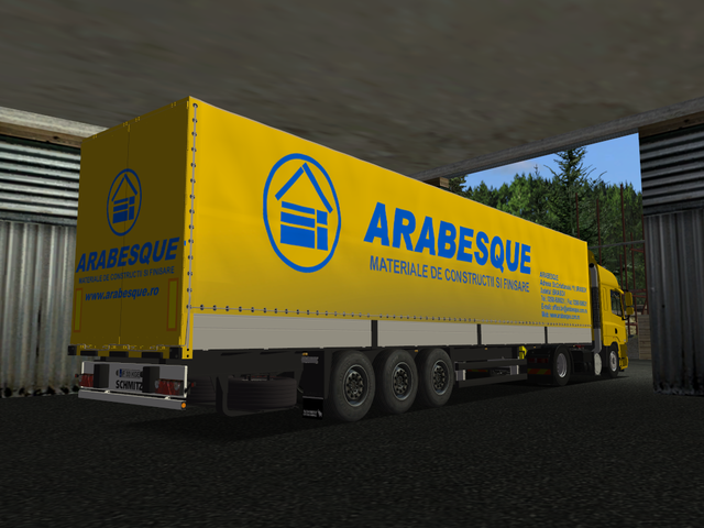 gts Daf CF + Schmitz trailer ARABESQUE by Paulo ve GTS COMBO'S