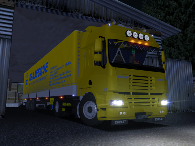 gts Daf CF + Schmitz trailer ARABESQUE by Paulo ve GTS COMBO'S