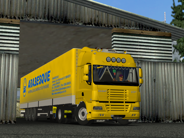 gts Daf CF + Schmitz trailer ARABESQUE by Paulo ve GTS COMBO'S