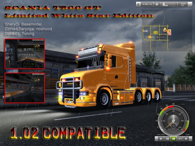 ets Scania T500 GT Limited White Star Edition for  ETS TRUCK'S