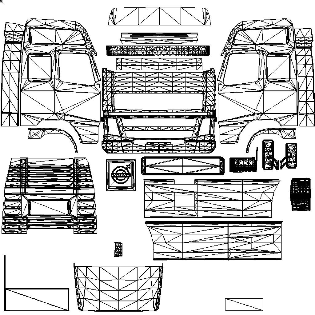 Чертеж volvo fh