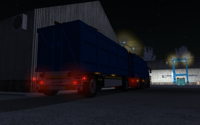 ets Man TGA 28 430 BDF + Aanhanger+ interieur PALI ETS TRUCK'S