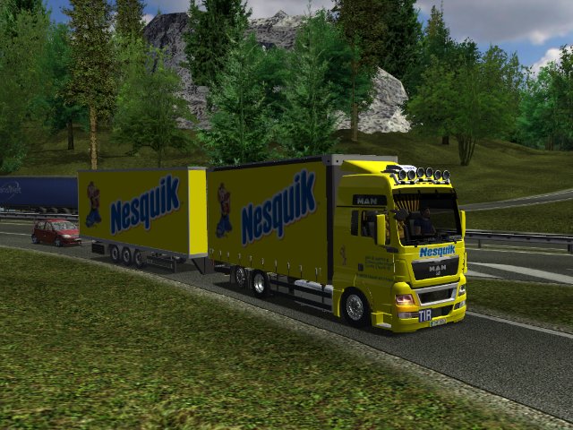 ets MAN TGX BDF + Tandem  Nesquik by fel-magdeb93  ETS COMBO'S