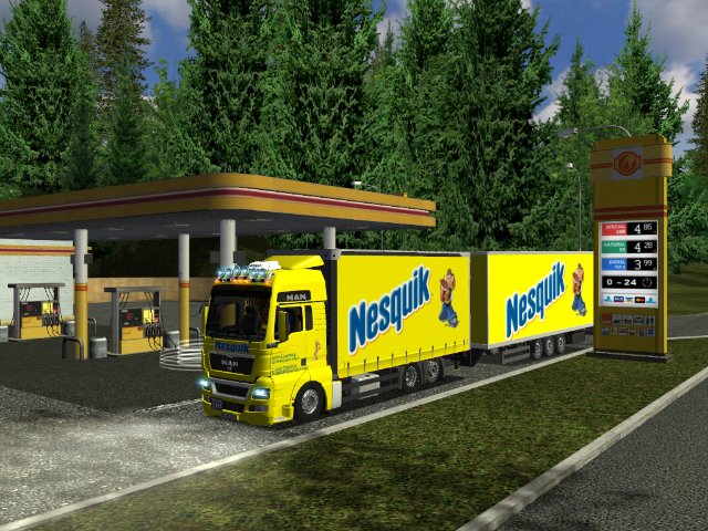 ets MAN TGX BDF + Tandem  Nesquik by fel-magdeb93  ETS COMBO'S