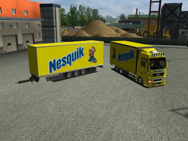 ets MAN TGX BDF + Tandem  Nesquik by fel-magdeb93  ETS COMBO'S