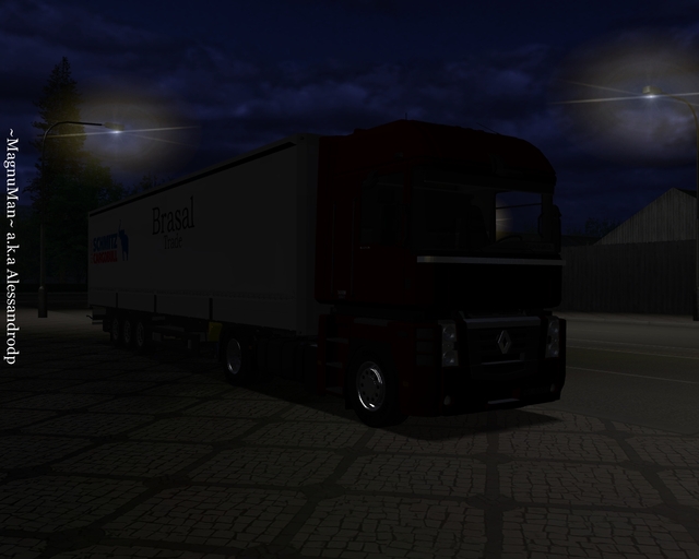 ets Renault Magnum III + New Schmitz trailer CARGO ETS COMBO'S