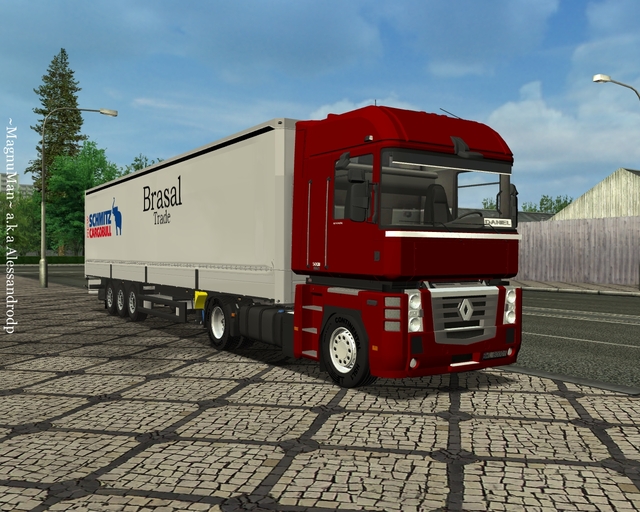 ets Renault Magnum III + New Schmitz trailer CARGO ETS COMBO'S