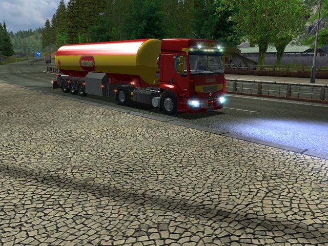 ets Renault premium 440 + Trailer LPG Lampogas BY  ETS COMBO'S