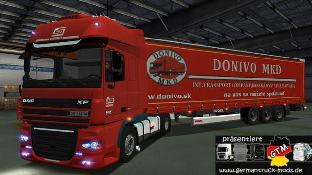 gts DAF XF 105 510 by Caspar1 STD DONIVO SPEDITION GTS COMBO'S