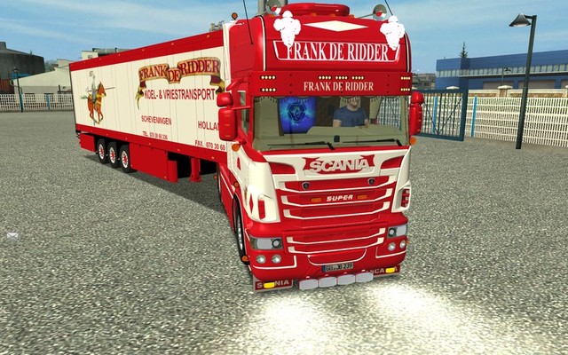 gts Scania FRANK de RIDDER combo verv sc A reefer  GTS COMBO'S