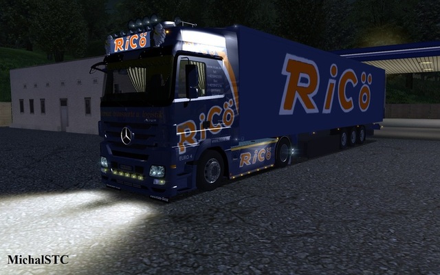 gts Mercedes Actros + Kogel trailer RICO verv mb B GTS COMBO'S