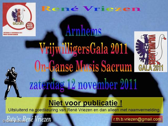 RenÃ© Vriezen 2011-11-12#0000-1 Arnhems Vrijwilligers Gala 2011 On-Ganse Musis Sacrum zaterdag 12 november 2011