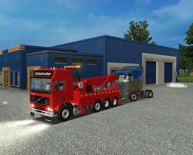 gts Volvo F12 Kraanwagen by ventyres,Kamaz en Gruz Diversen